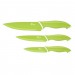 Pradel Excellence Set of 3 Aniseed Green Knives - non-stick