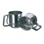 Matfer stainless steel Automatic Flour Sieve Cup - trigger action
