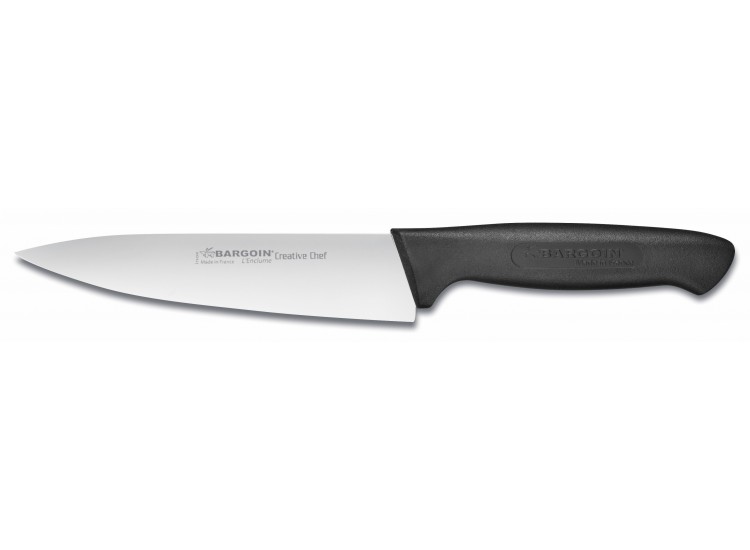 Fischer-Bargoin Creative Chef Chef Knife 20cm black overmolded handle