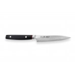 Kanetsugu Saiun Utility Knife damascus blade 12cm