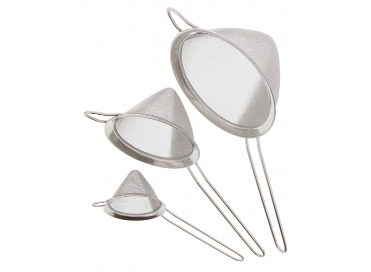 Pradel Excellence Set of 3 Stainless Steel Strainers - diameter 8-12-16cm