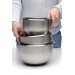 BergHOFF Essentials Set of 4 Stainless Steel Bowls with non-slip base