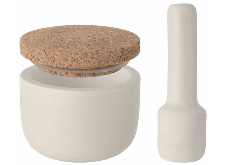 BergHOFF Leo Small Mortar and Pestle with Cork Lid