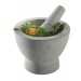 GEFU Crunchy Granite Mortar and Pestle - dual-faced