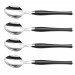 Pradel Excellence Manoir 16-Piece Cutlery Set - Black color