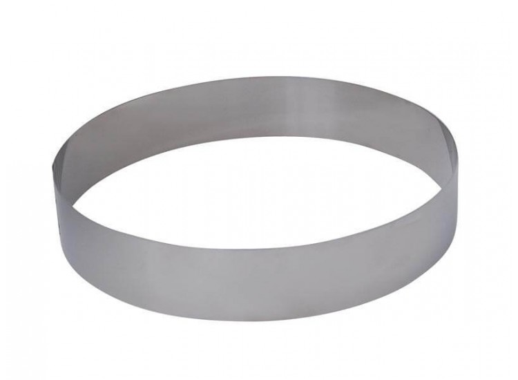 DE BUYER Stainless Steel Cake Ring 20cm