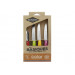 Nogent 3-piece Knife Set + 1 Peeler - wooden handles