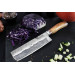 Wusaki Damas VG10 Nakiri Knife 17cm olive wood handle