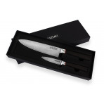 Wusaki Ebony VG10 2-piece Set with Chef knife + Paring Knife
