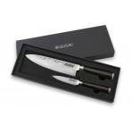 Wusaki Ebony AUS8 2-piece Set with Chef knife + Paring knife