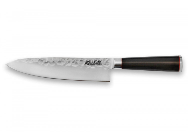 Wusaki Ebony AUS8 Chef Knife 20cm ebony handle