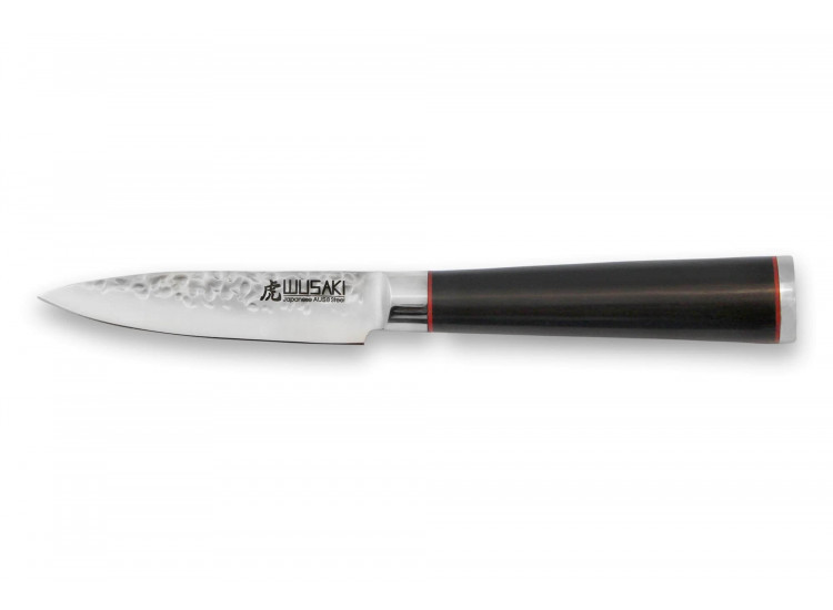 Wusaki Ebony AUS8 Paring Knife 9cm ebony handle
