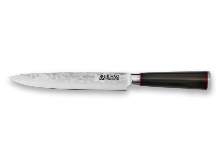 Wusaki Ebony AUS8 Carving Knife 20cm ebony handle