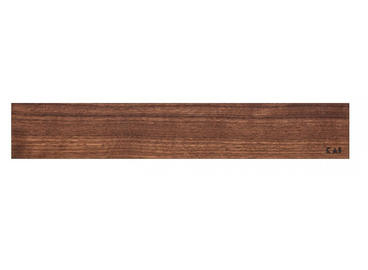 KAI Wooden Magnetic Knife Holder 39cm - made of walnut
