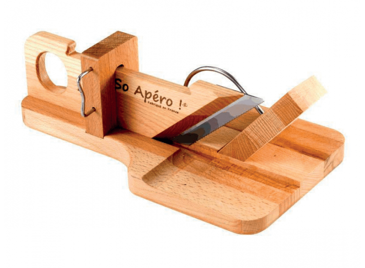So Ap&eacute;ro ! Sausage Guillotine made of 100% French wood